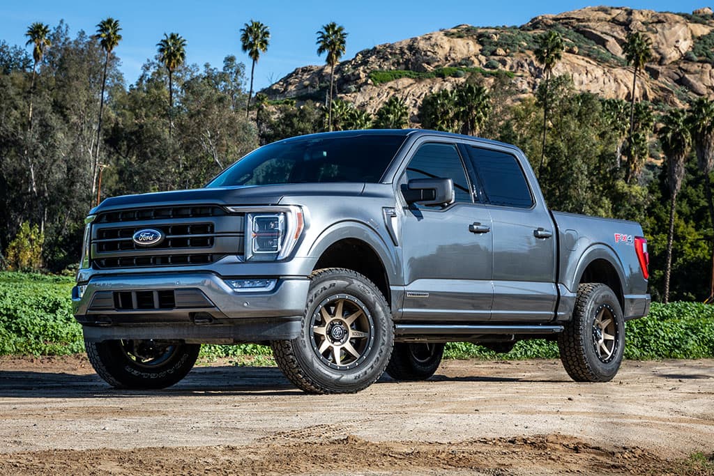 Sleek and Strong: The Glossy Grey F-150