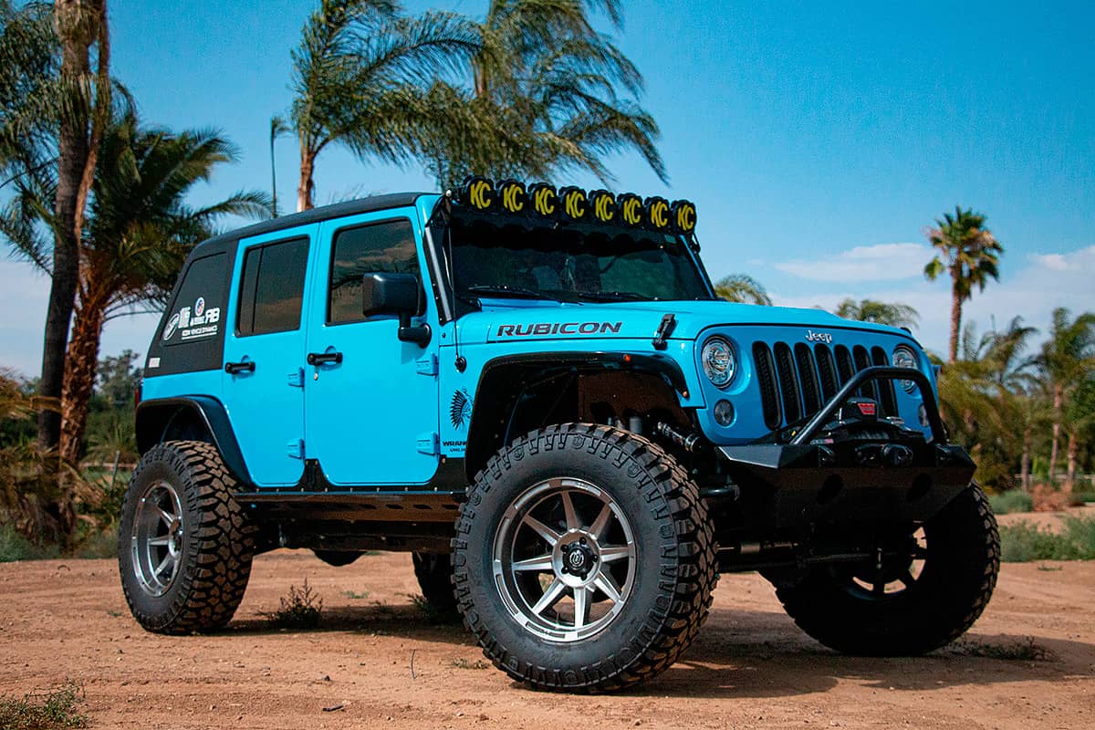 Limitless Adventures: Blue Jeep Wrangler