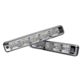 Lumen® - 7.5" Rectangular LED Daytime Running Lights with Auto On/Off