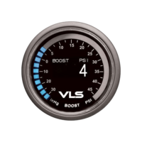 Revel® - VLS™ 2-1/16" Digital OLED Boost Gauge, 30inHg-45PSI