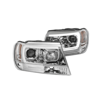 Spyder® - Chrome LED DRL Bar Projector Headlights
