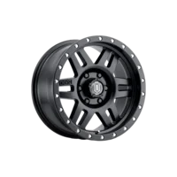 ICON Alloys Six Speed, Satin Black, 17 x 8.5 / 6 x 5.5, 25mm Offset, 5.75" BS