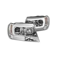 Spyder® - Chrome LED DRL Bar Projector Headlights