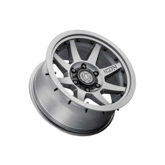 ICON Alloys Bandit, Gun Metal, 20 x 10 / 5 x 5, -24mm Offset, 4.5" BS